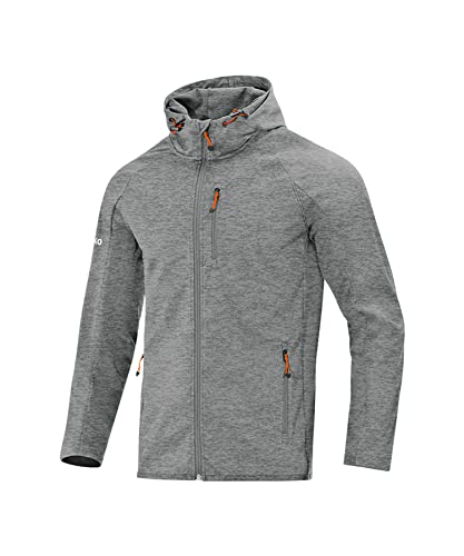 JAKO Damen Softshell-jacken Softshelljacke Light, grau meliert, 42, 7605 von JAKO