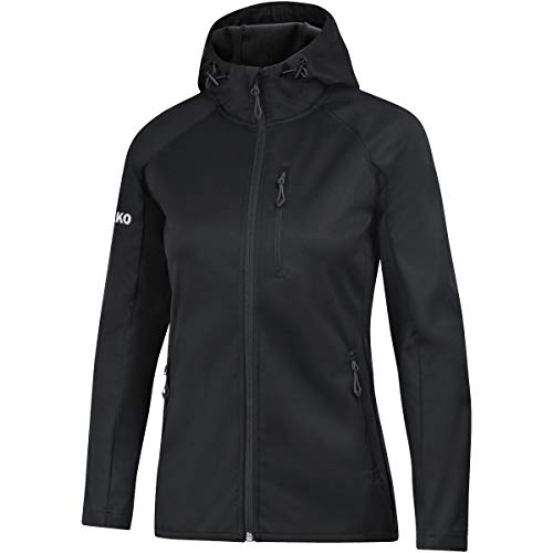 JAKO Damen Softshell-jacken Softshelljacke Light, schwarz, 40, 7605 von JAKO