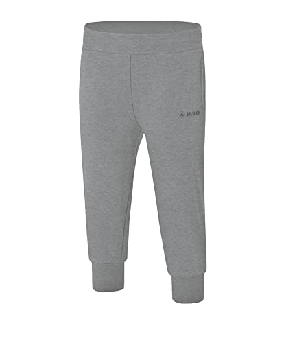 JAKO Damen Sweat Capri Basic, anthrazit meliert, 34, 6703 JAKO Damen Sweat Capri Basic, anthrazit meliert, 34, 6703 von JAKO