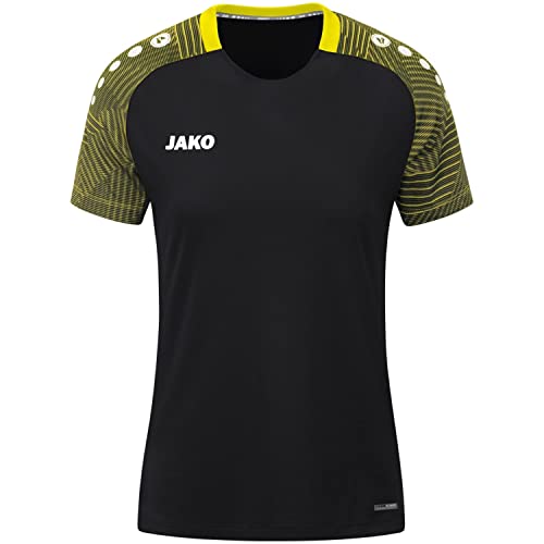 JAKO Damen T-Shirt Performance, Schwarz/Soft Yellow, 40 JAKO Damen T-Shirt Performance, Schwarz/Soft Yellow, 40 von JAKO