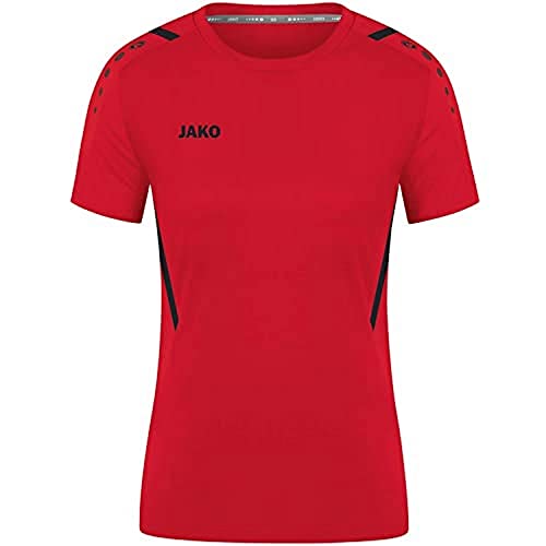 JAKO Damen Trikot Challenge (Kurzarm), Rot/Schwarz, 34 von JAKO