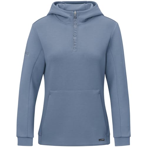 JAKO Damen Zip Hoodie Pro Casual, Smokey Blue, 42 von JAKO