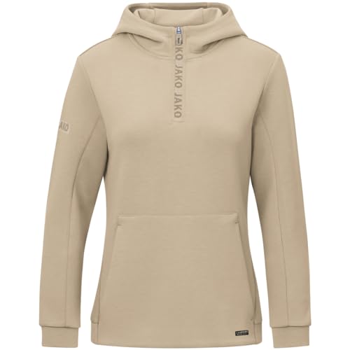 JAKO Damen Zip Hoodie Pro Casual, Beige, 40 JAKO Damen Zip Hoodie Pro Casual, Beige, 40 von JAKO