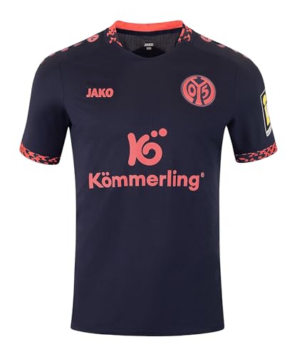 JAKO FSV Mainz 05 Auswärtstrikot 24 25 Navy M05 Away Shirt Fan Jersey Trikot, Größe:XXL JAKO FSV Mainz 05 Auswärtstrikot 24 25 Navy M05 Away Shirt Fan Jersey Trikot, Größe:XXL von JAKO