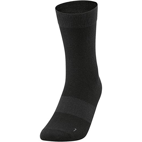 JAKO Unisex pakke med 3 Freizeitsocken, Schwarz, 43-46 EU von JAKO