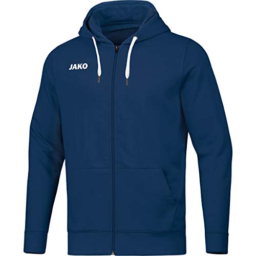 Jako Herren Kapuzenjacke Base, marine, XL, 6865 von JAKO