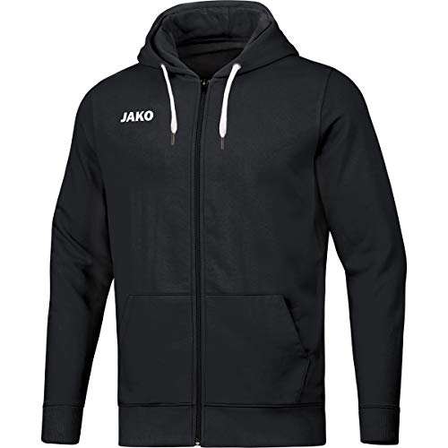 Jako Herren Kapuzenjacke Base, schwarz, XL, 6865 von JAKO