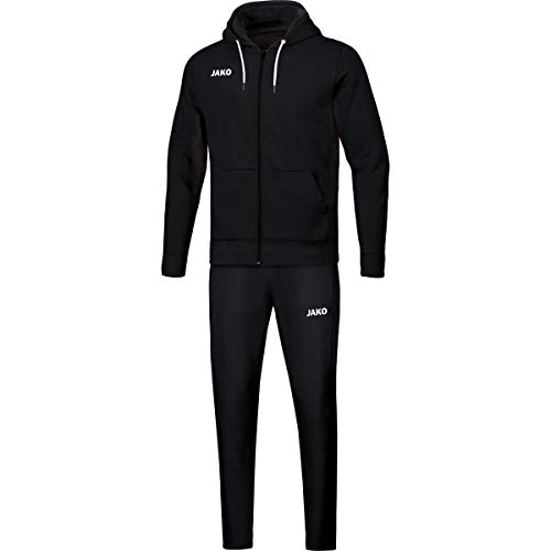 JAKO Herren Base Mit Kapuze Jogginganzug, Schwarz, XL EU von JAKO