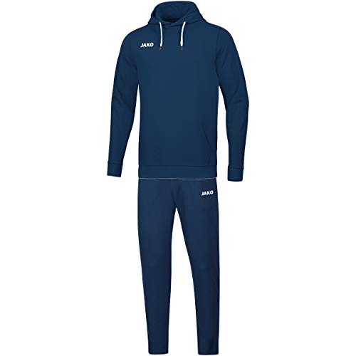 Jako Herren Jogginganzug Base mit Kapuzensweat, Marine, XXL, M9465 von JAKO