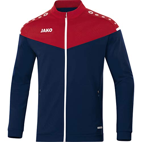 JAKO Herren Polyesterjacke Champ 2.0, marine/chili rot, M, 9320 JAKO Herren Polyesterjacke Champ 2.0, marine/chili rot, M, 9320 von JAKO
