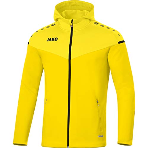 Jako Herren Kapuzenjacke Champ 2.0, citro/citro light, S, 6820 von JAKO