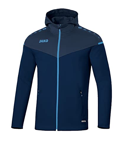 JAKO Herren Champ 2.0 Kapuzenjacke, marine/darkblue/Skyblue, XL EU JAKO Herren Champ 2.0 Kapuzenjacke, marine/darkblue/Skyblue, XL EU von JAKO