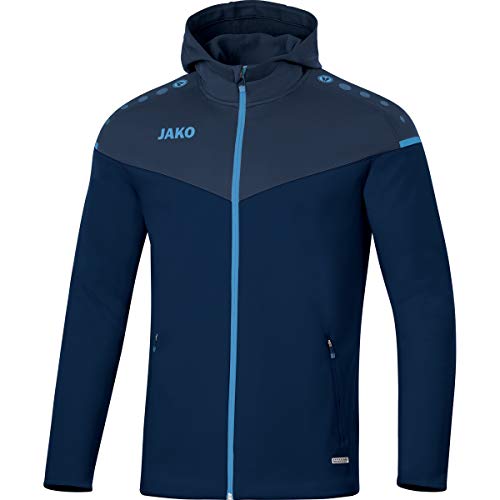 JAKO Herren Champ 2.0 Kapuzenjacke, marine/darkblue/Skyblue, XXL EU von JAKO