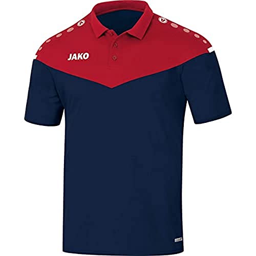 JAKO Herren Polo Champ 2.0, marine/chili rot, M, 6320 JAKO Herren Polo Champ 2.0, marine/chili rot, M, 6320 von JAKO