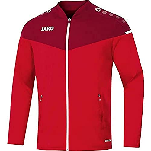 JAKO Herren Präsentationsjacke Champ 2.0, rot/weinrot, 4XL, 9820 von JAKO