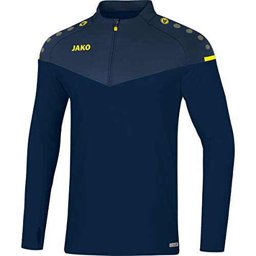 Jako Herren Ziptop Champ 2.0, marine/darkblue/neongelb, S, 8620 von JAKO