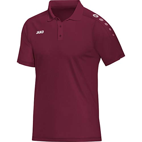 JAKO Herren Polo Classico, maroon, 3XL, 6350 von JAKO