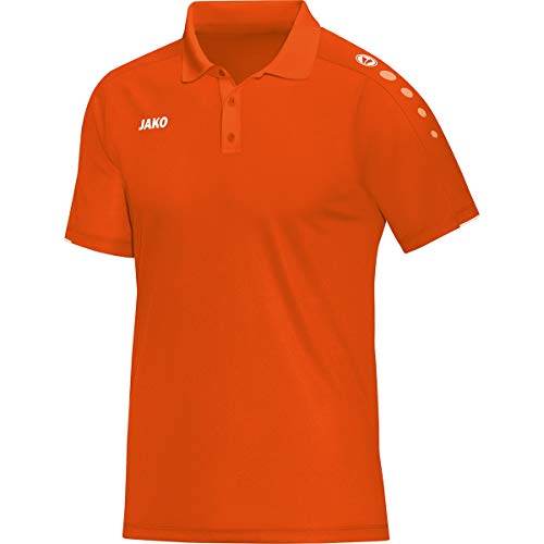 JAKO Herren Polo Classico, neonorange, L, 6350 von JAKO