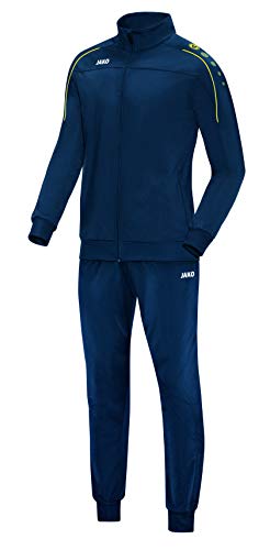 JAKO Herren Trainingsanzug Polyester Classico, nightblue/citro, S, M9150 von JAKO