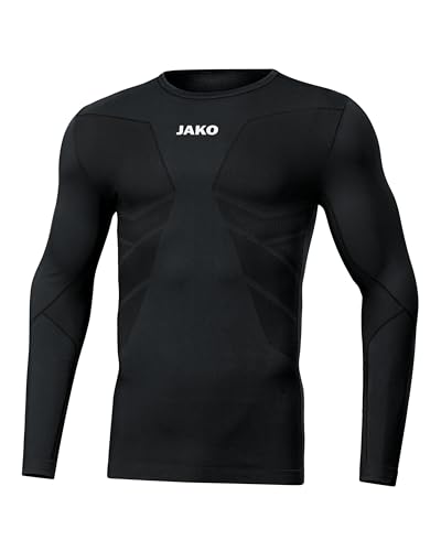 JAKO Herren Comfort 2.0 Longsleeve, Schwarz, XXL EU von JAKO