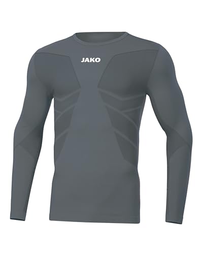JAKO Herren Comfort 2.0 Longsleeve, Steingrau, L EU JAKO Herren Comfort 2.0 Longsleeve, Steingrau, L EU von JAKO