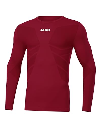 JAKO Herren Comfort 2.0 Longsleeve, Weinrot, L EU JAKO Herren Comfort 2.0 Longsleeve, Weinrot, L EU von JAKO