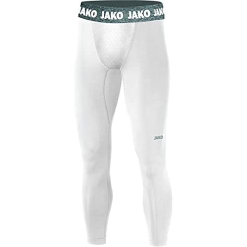 JAKO Herren Long Tights Compression 2.0, Weiß, M JAKO Herren Long Tights Compression 2.0, Weiß, M von JAKO