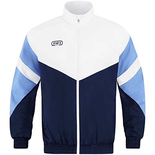 JAKO Herren Freizeitjacke Retro, Marine/Weiß/Skyblue, M von JAKO