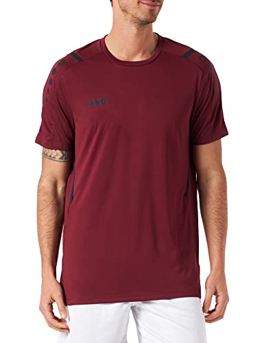 JAKO Herren Jersey Trikot Challenge, Maroon/Marine, 3XL EU von JAKO