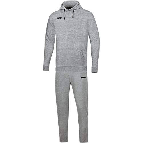 JAKO Herren Jogginganzug Base mit Kapuzensweat, hellgrau meliert, M, M9465 JAKO Herren Jogginganzug Base mit Kapuzensweat, hellgrau meliert, M, M9465 von JAKO