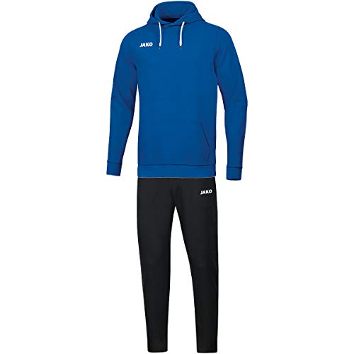 JAKO Herren Jogginganzug Base mit Kapuzensweat, royal, M, M9465 von JAKO