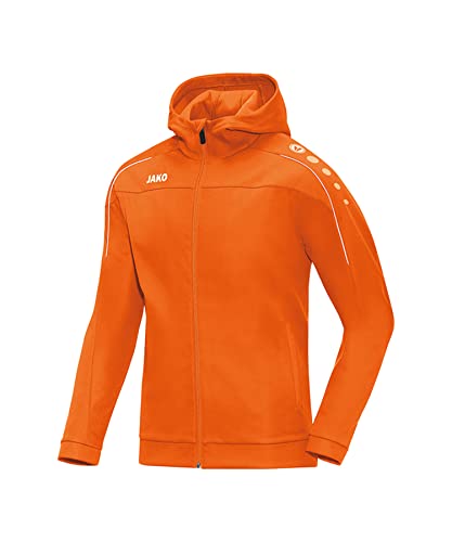 JAKO Herren Kapuzenjacke Classico, neonorange, S, 6850 JAKO Herren Kapuzenjacke Classico, neonorange, S, 6850 von JAKO