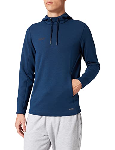 JAKO Herren Kapuzensweat Premium Basics, marine meliert, 4XL, 6729 von JAKO