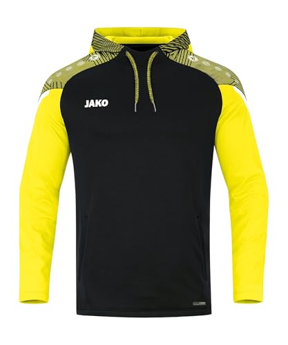 JAKO Herren Kapuzensweatshirt Performance, Schwarz/Soft Yellow, XL JAKO Herren Kapuzensweatshirt Performance, Schwarz/Soft Yellow, XL von JAKO
