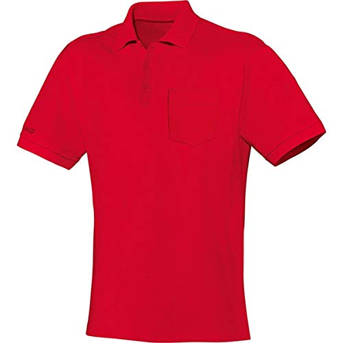 JAKO Herren Polo Team mit Brusttasche, Rot, S, 6334 JAKO Herren Polo Team mit Brusttasche, Rot, S, 6334 von JAKO
