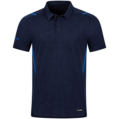 JAKO Herren Poloshirt Challenge, Marine-Meliert/Royal, XXL von JAKO