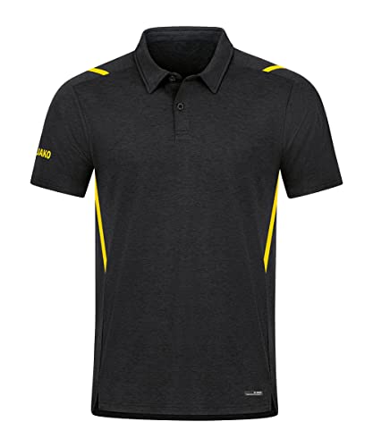 JAKO Herren Poloshirt Challenge, Schwarz-Meliert/Citro, M JAKO Herren Poloshirt Challenge, Schwarz-Meliert/Citro, M von JAKO