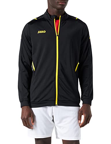 JAKO Herren Polyesterjacke Challenge, Schwarz/Citro, 4XL JAKO Herren Polyesterjacke Challenge, Schwarz/Citro, 4XL von JAKO