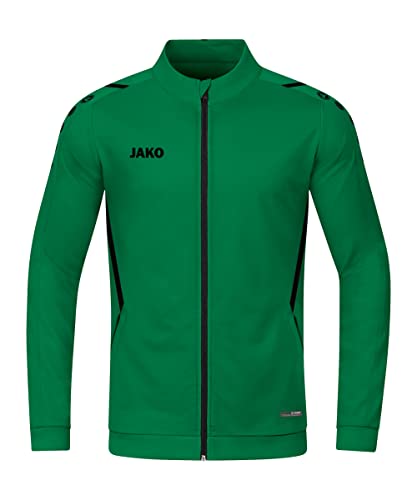 JAKO Herren Polyesterjacke Challenge, Sportgrün/Schwarz, S JAKO Herren Polyesterjacke Challenge, Sportgrün/Schwarz, S von JAKO