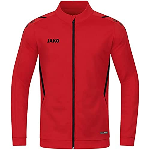 JAKO Herren Jacket Polyesterjacke Challenge, rot/schwarz, S EU von JAKO