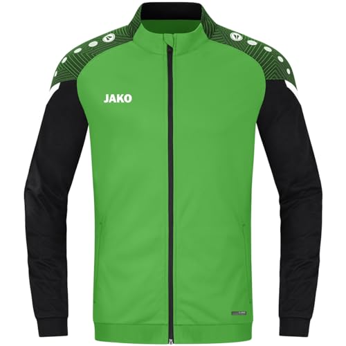 JAKO Herren Jacket Polyesterjacke Performance, soft green/schwarz, S EU von JAKO