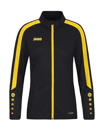JAKO Herren Polyesterjacke Power, Schwarz/Citro, S JAKO Herren Polyesterjacke Power, Schwarz/Citro, S von JAKO