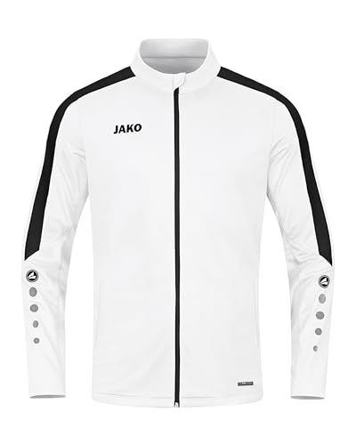 JAKO Herren Polyesterjacke Power, Weiß, XL JAKO Herren Polyesterjacke Power, Weiß, XL von JAKO