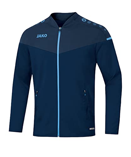 JAKO Herren Präsentationsjacke Champ 2.0, marine/darkblue/skyblue, S, 9820 von JAKO