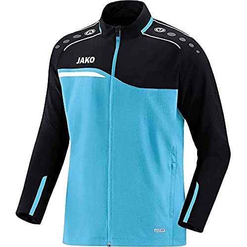 JAKO Herren Präsentationsjacke Competition 2.0, aqua/schwarz, S von JAKO