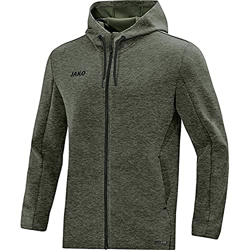 JAKO Herren Kapuzenjacke Premium Basics, khaki meliert, 3XL, 6829 JAKO Herren Kapuzenjacke Premium Basics, khaki meliert, 3XL, 6829 von JAKO