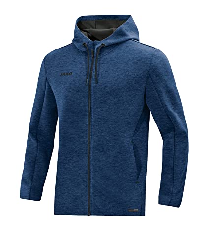 JAKO Herren Kapuzenjacke Premium Basics, marine meliert, S, 6829 JAKO Herren Kapuzenjacke Premium Basics, marine meliert, S, 6829 von JAKO