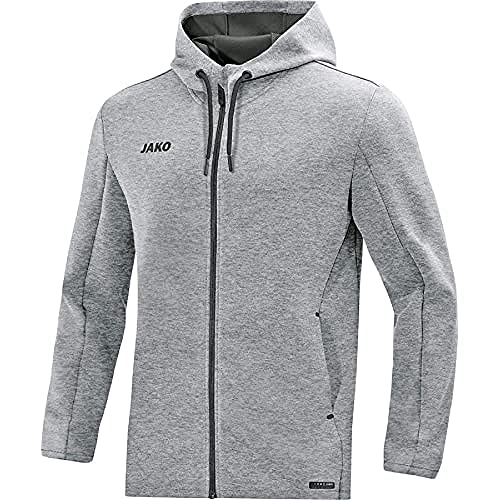 JAKO Herren Kapuzenjacke Premium Basics, grau meliert, M, 6829 JAKO Herren Kapuzenjacke Premium Basics, grau meliert, M, 6829 von JAKO