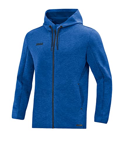JAKO Herren Kapuzenjacke Premium Basics, royal meliert, 4XL, 6829 JAKO Herren Kapuzenjacke Premium Basics, royal meliert, 4XL, 6829 von JAKO