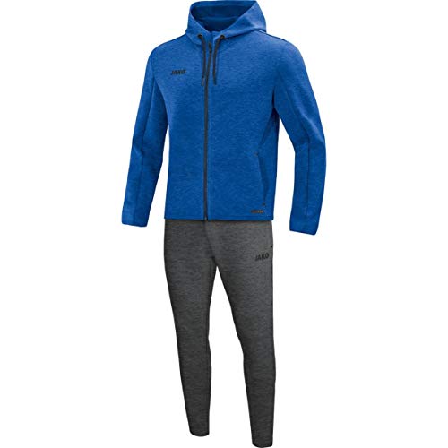 JAKO Herren Jogginganzug Premium Basics mit Kapuze, royal meliert, 4XL, M9729 JAKO Herren Jogginganzug Premium Basics mit Kapuze, royal meliert, 4XL, M9729 von JAKO